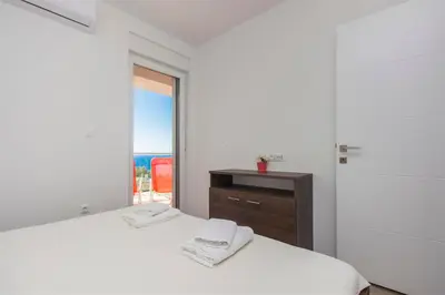 Krevet ili kreveti u jedinici u objektu Villa Top of Murter, one bedroom apartment