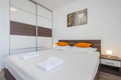 Krevet ili kreveti u jedinici u objektu Villa Top of Murter, one bedroom apartment