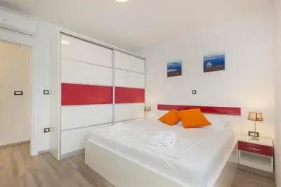 Krevet ili kreveti u jedinici u objektu Villa Top of Murter, three bedroom apartment