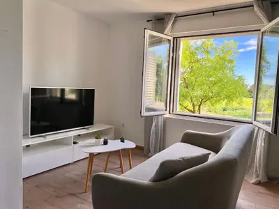 TV i/ili zabavni centar u objektu Guest Accommodation Grozdanić