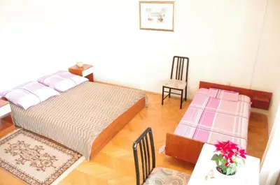 Krevet ili kreveti u jedinici u objektu Apartment in Tisno with sea view, balcony, air conditioning, WiFi (4874-2)