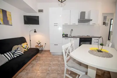 Kuhinja ili čajna kuhinja u objektu Apartmani 
