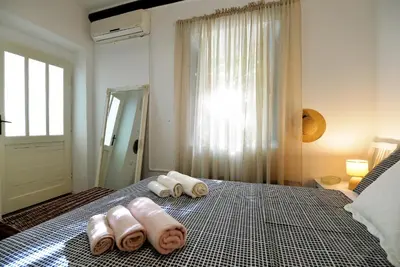 Krevet ili kreveti u jedinici u objektu Melon-1, Murter, House for rest