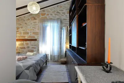 Krevet ili kreveti u jedinici u objektu Melon-1, Murter, House for rest