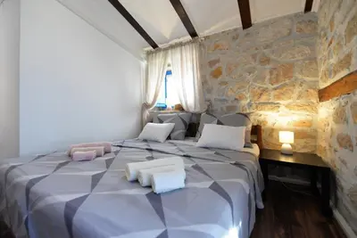 Krevet ili kreveti u jedinici u objektu Melon-1, Murter, House for rest