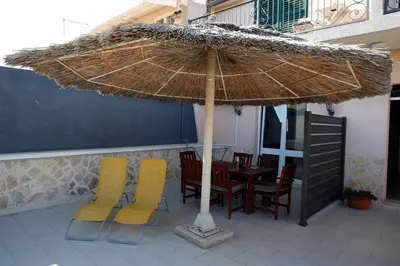 Tlocrt objekta Apartment in Vodice with terrace, air conditioning, WiFi (4323-2)