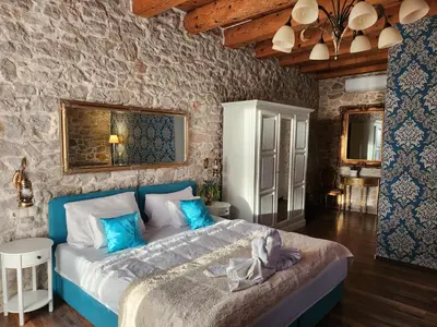 Krevet ili kreveti u jedinici u objektu Boutique Vila Marijini Dvori