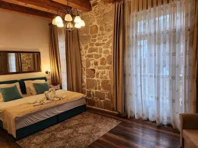 Krevet ili kreveti u jedinici u objektu Boutique Vila Marijini Dvori