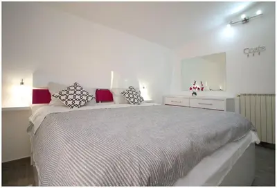 Krevet ili kreveti u jedinici u objektu Mikelin
