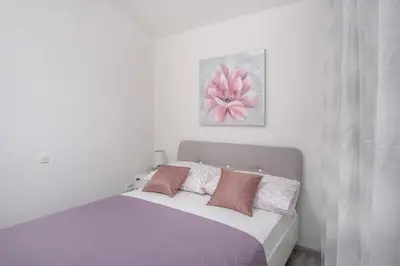 Krevet ili kreveti u jedinici u objektu Seaside apartments Polić, Rogoznica
