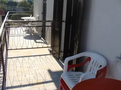 Balkon ili terasa u objektu Apartmani Svetina