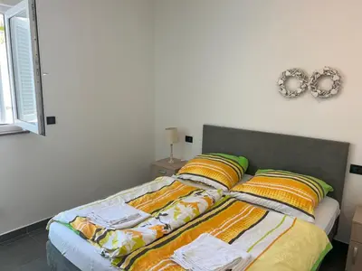 Krevet ili kreveti u jedinici u objektu Villa Pina Apartment Nicos 2-4 Pers
