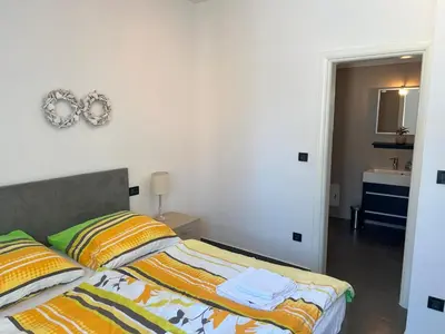 Krevet ili kreveti u jedinici u objektu Villa Pina Apartment Nicos 2-4 Pers