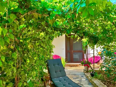 Vrt u objektu Lovely flower small house for two by the sea