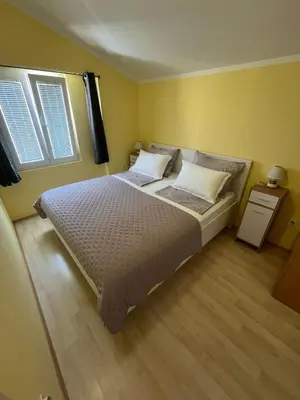 Krevet ili kreveti u jedinici u objektu Beachfront Apartment Sun