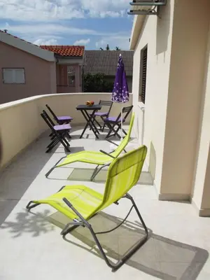 Balkon ili terasa u objektu Apartmani Juliška