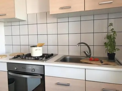 Kuhinja ili čajna kuhinja u objektu Apartment Denis