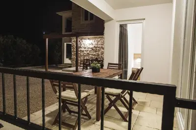Balkon ili terasa u objektu Apartment in Vodice with terrace, air conditioning, WiFi, dishwasher, Pool 4932-1