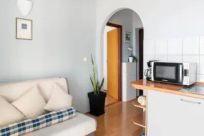 Kuhinja ili čajna kuhinja u objektu Charming apartment with sea view in Šibenik, 38 m².