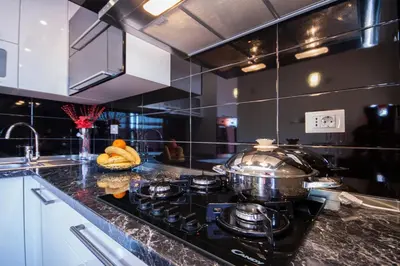 Kuhinja ili čajna kuhinja u objektu Apartman Sena