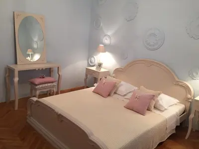 Krevet ili kreveti u jedinici u objektu Apartments with parking space Vodice - 18179
