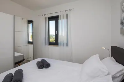 Krevet ili kreveti u jedinici u objektu Villa Nadija with heated pool