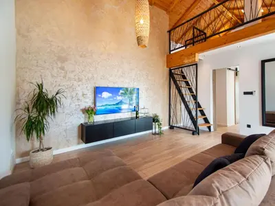 TV i/ili zabavni centar u objektu Holiday Home Dalmacia by Interhome