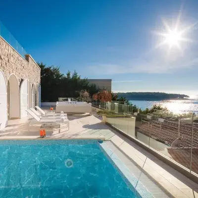 Luxury Villa Primosten Glamour near beach with pool and sauna