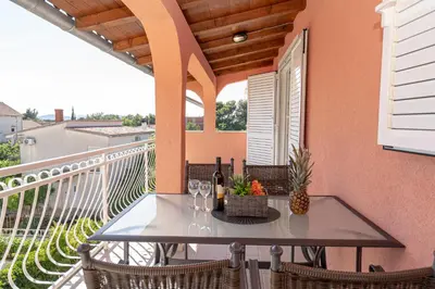 Balkon ili terasa u objektu Seaview & Balcony Apartment PETRA