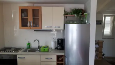 Kuhinja ili čajna kuhinja u objektu Seaview & Balcony Apartment PETRA