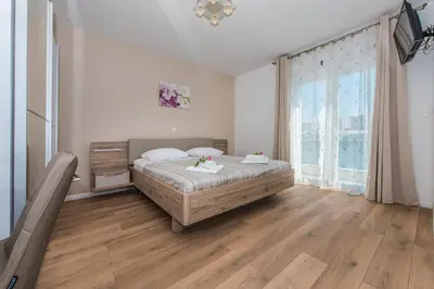 Krevet ili kreveti u jedinici u objektu Vila Mandalina