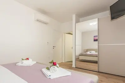 Krevet ili kreveti u jedinici u objektu Vila Mandalina