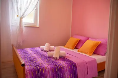 Krevet ili kreveti u jedinici u objektu APARTMENT TONY - 2bdr Beachfront