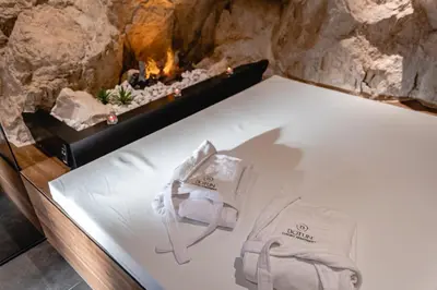 Krevet ili kreveti u jedinici u objektu Botun Luxury Apartment