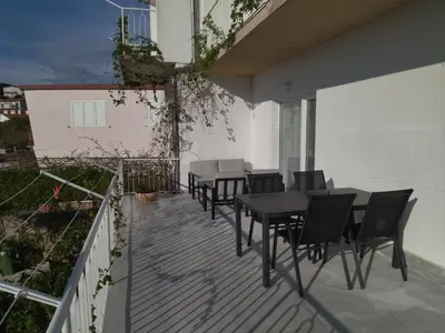 Balkon ili terasa u objektu Sunce