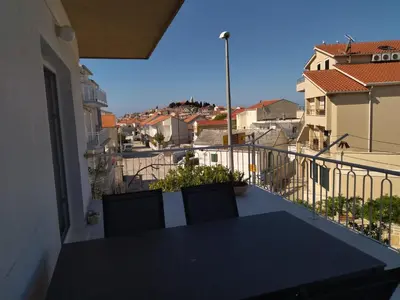 Balkon ili terasa u objektu Sunce