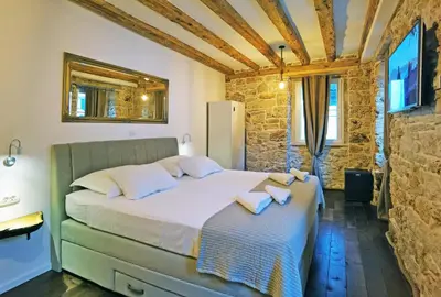 Krevet ili kreveti u jedinici u objektu Pearl Stone Apartments