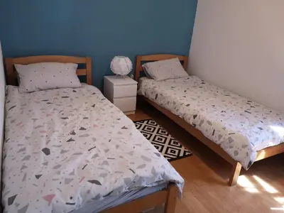 Krevet ili kreveti u jedinici u objektu Apartmani Ljuba
