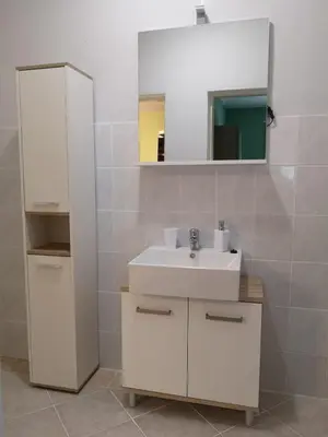 Kupaonica u objektu Apartmani Ljuba