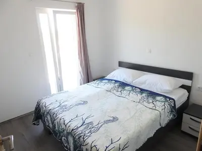 Krevet ili kreveti u jedinici u objektu Apartmani Hrvoje Klarić - Srima
