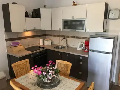 Kuhinja ili čajna kuhinja u objektu Apartments Bumbar