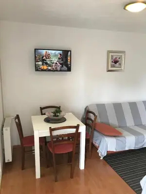 TV i/ili zabavni centar u objektu Apartments Bumbar