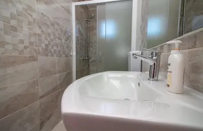 Kupaonica u objektu Conte Čikara Apartment