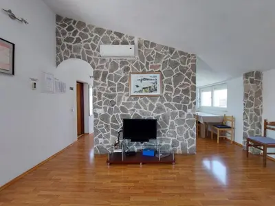 TV i/ili zabavni centar u objektu Apartment Jure