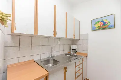 Kuhinja ili čajna kuhinja u objektu Apartments Villa Estella