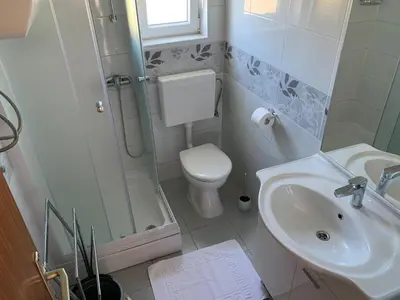 Kupaonica u objektu Roca Apartments