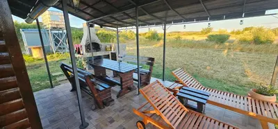 Balkon ili terasa u objektu Robinson house Orkula in the heart of olive's yard