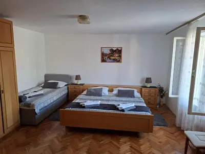 Krevet ili kreveti u jedinici u objektu Apartmani Krbelica 1