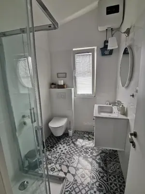 Kupaonica u objektu Apartments by the sea Rogoznica - 4805