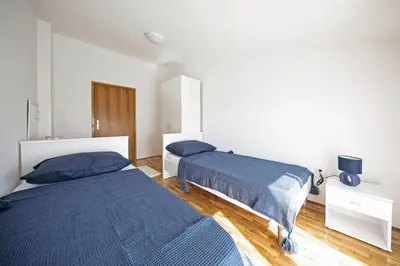 Krevet ili kreveti u jedinici u objektu Infinity Appartements in Vodice - Nord-Dalmatien